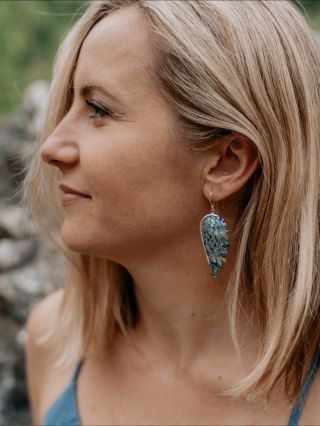 Stříbrné náušnice Munduk jsou moje nejoblíbenější. 💙🪽Pokaždé, když spolu vylítneme do světa, dostáváme pochvaly ze všech...